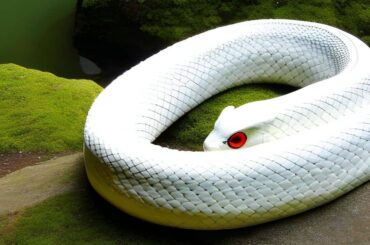 Dream-About-a-White-Snake-with-Red-Eyes