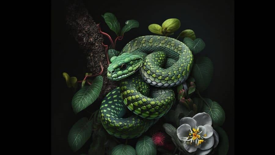 Green Snake in Dreams