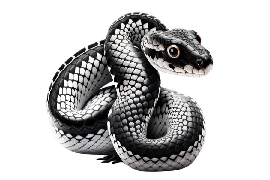 White Snake With Black Spots Dream